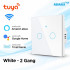 Tuya WiFi 2 Gang Smart Touch Switch White Color (Latest Edition)